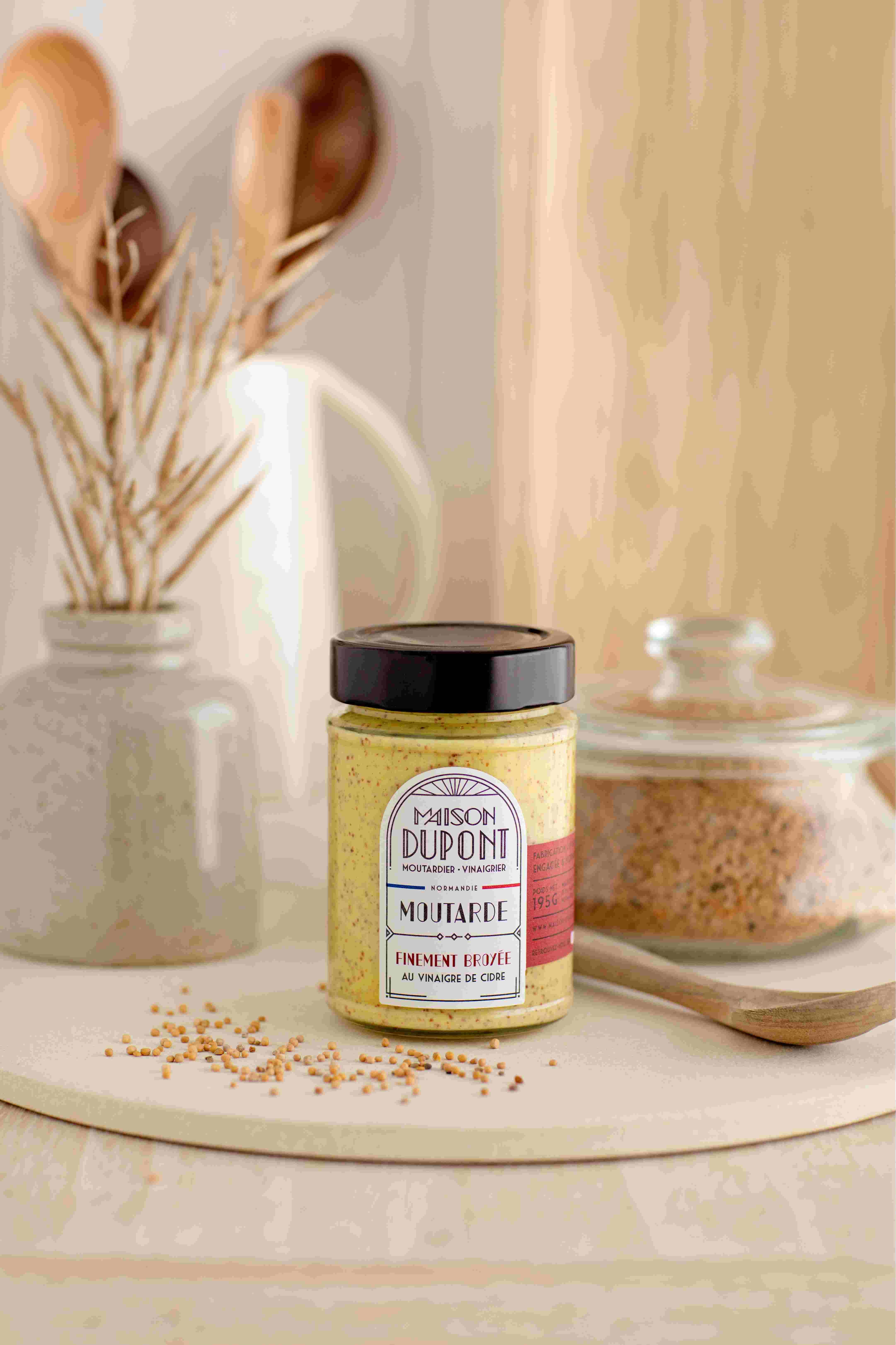 MAISON DUPONT - Wholesale Mustard - Dupont Mustard - Finely Ground 195g3