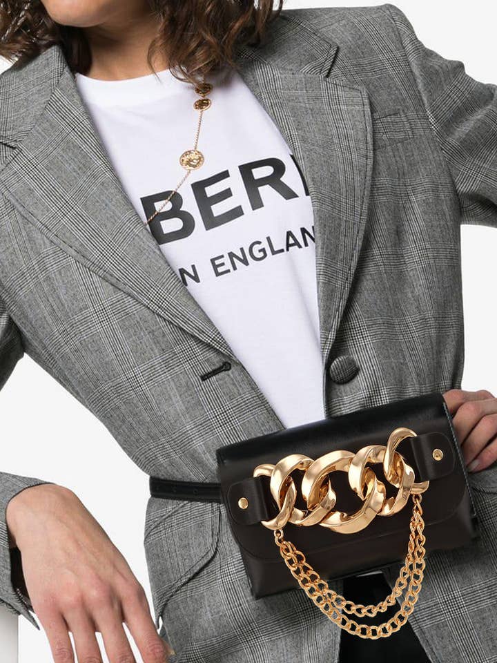 Sac à bandoulière Chain Accent MINI BAG BELT pour la vente par anbfashion