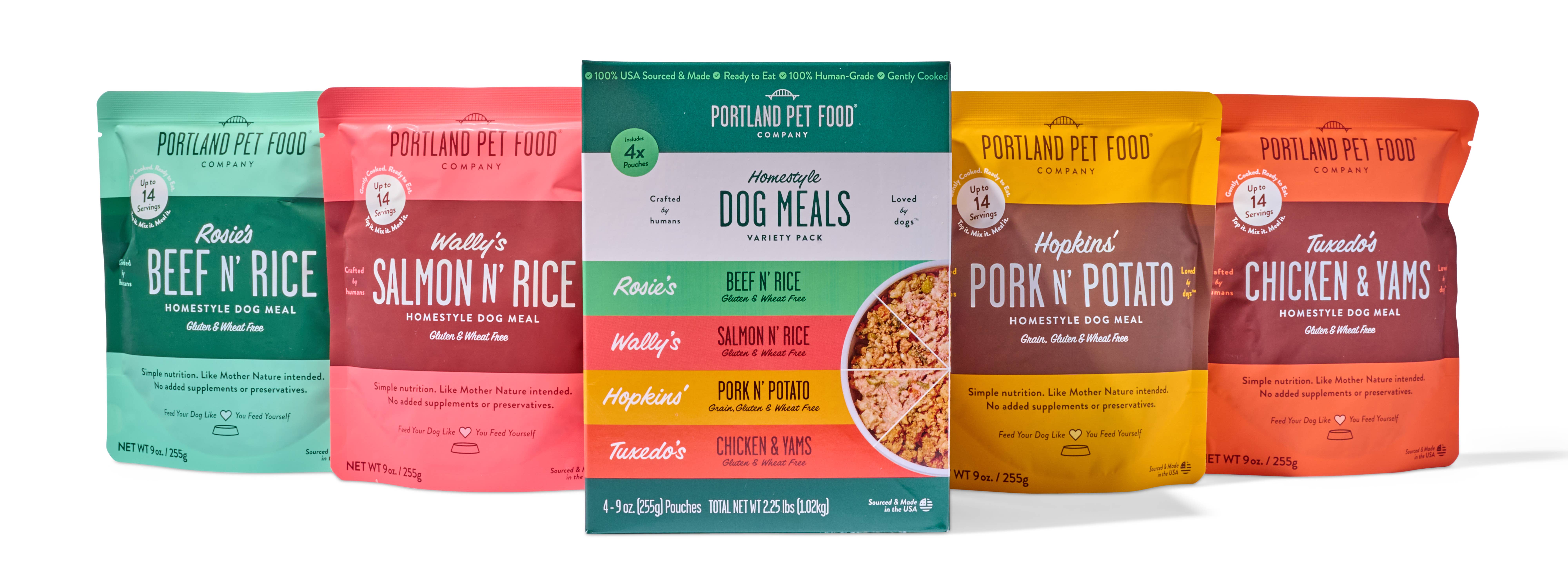 Portland Pet Food Company - Wholesale Pet Food - Dog - Homestyle Dog Meals Mixed 4 Pack2