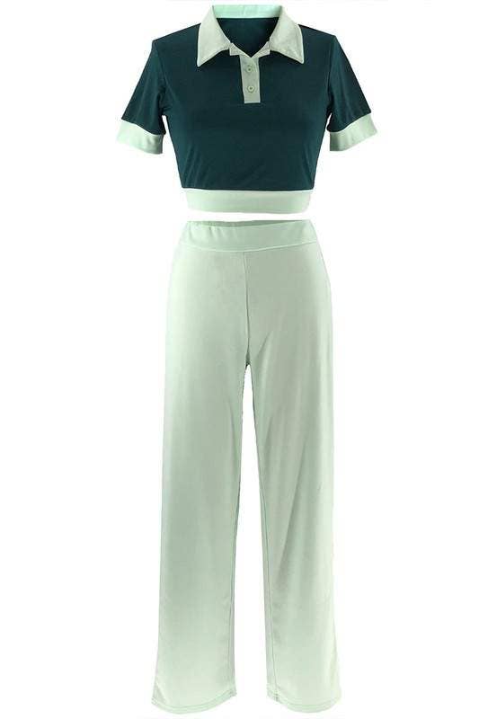 Fashion Combination - Vente Ensemble haut et jupe - Femme - ensemble polo et pantalon1