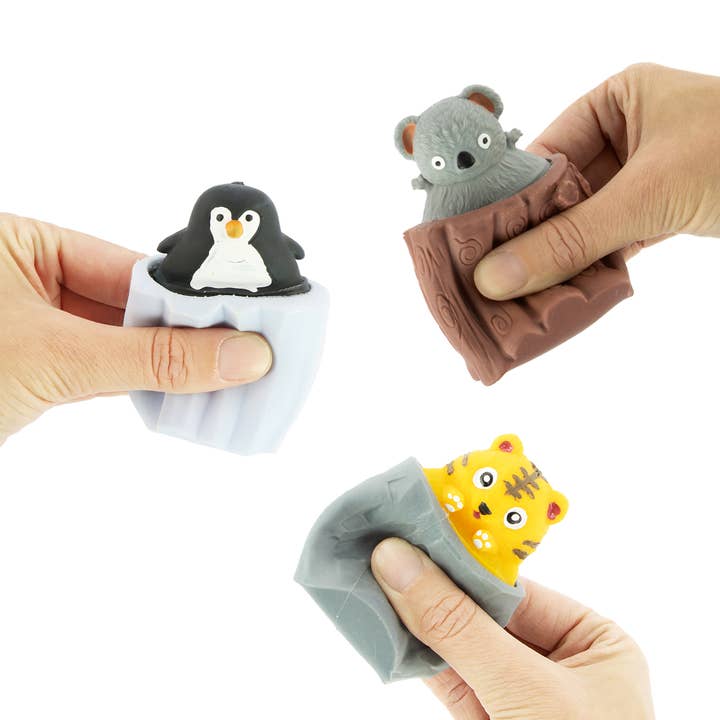 Keycraft - Wholesale Squishy Toy - Kids & Baby - Keycraft Peek A Zoo Animals Sensory Toy