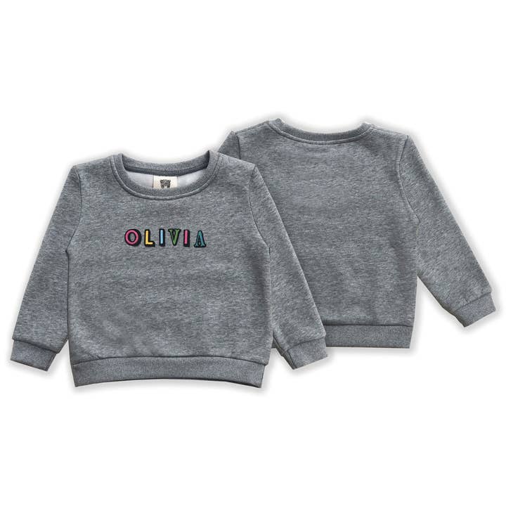 Kids Custom Sweatshirt- Basic Rainbow for wholesale by PATCHYTIGER