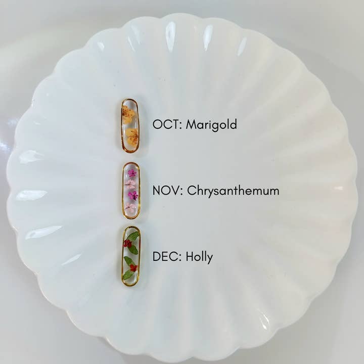 Rhodonco - Wholesale Pendant/charm necklace - Birth Flower Bullet Capsule Necklace6