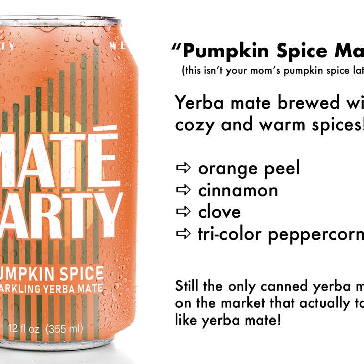 Maté Party - Wholesale Sports/Energy Drink - Winter Spice Maté - yerba mate2