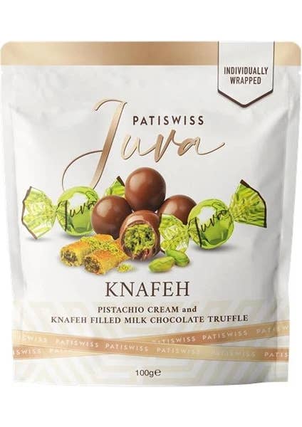 Pistest - Wholesale Chocolate Covered Sweets - Dubai chocolate Pistachio and Kunefe Filled Chocolate,100 gr