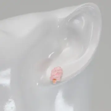 Pretty Smart - Wholesale Stud/Post Earrings - Pink Popsicle Stud Earrings, 11mm1