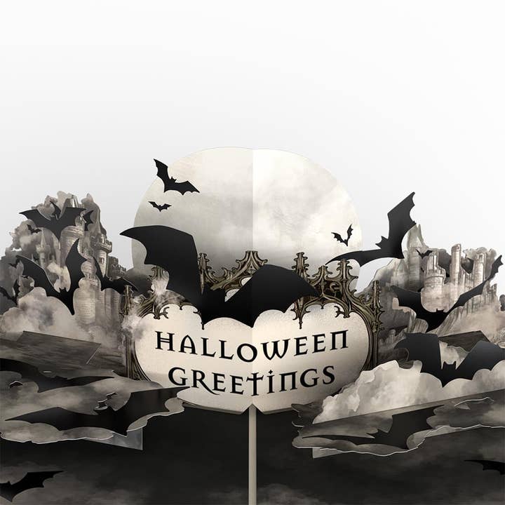 Halloween Greetings 5''x7'' Card for wholesale by Lovepop Cards