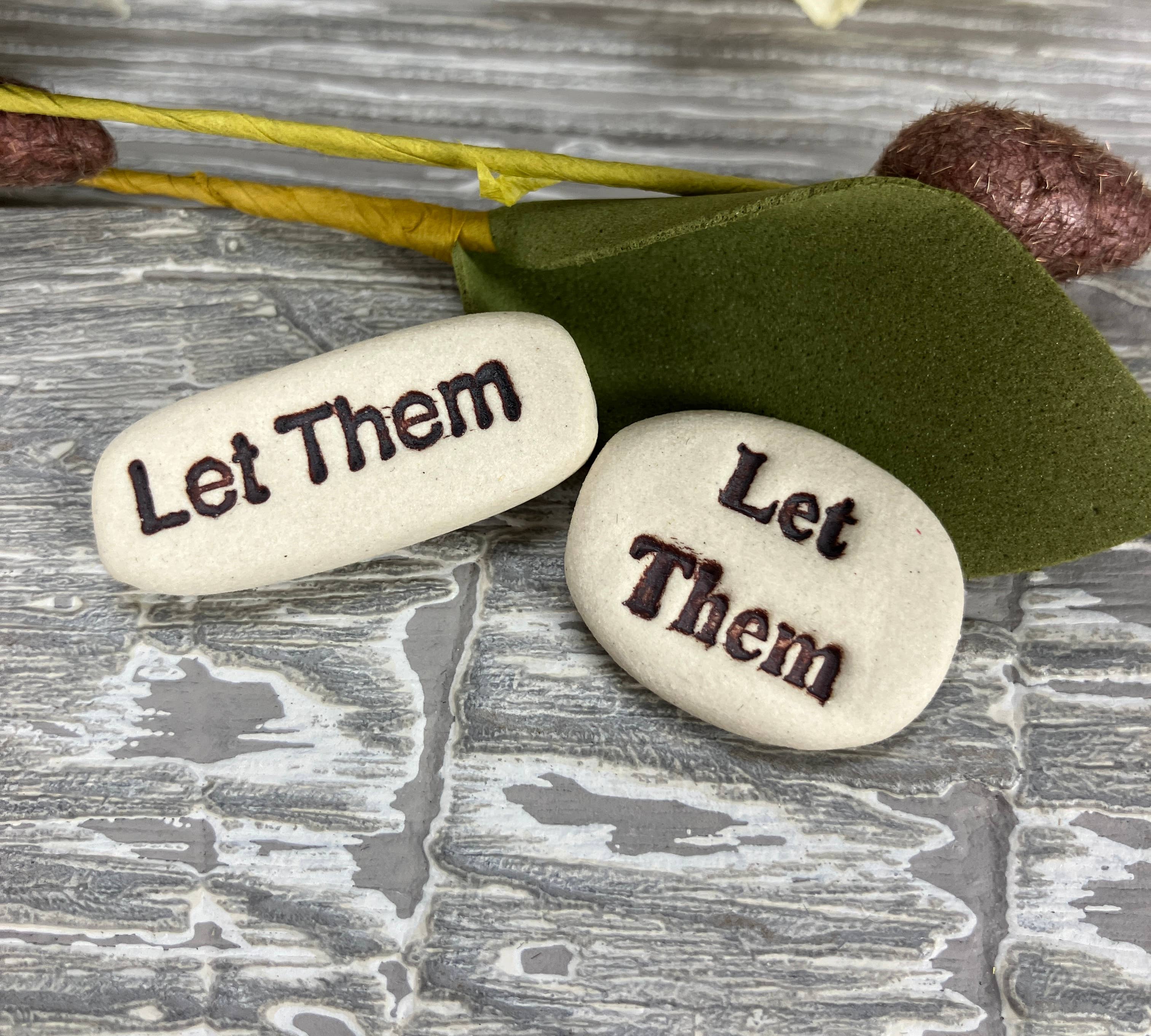 Spinning Star Studio - Wholesale Decorative Tabletop Object - Let Them, Pocket Meditations 2