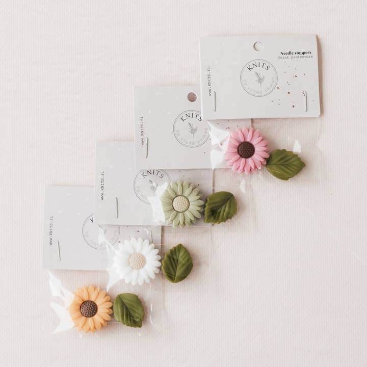 Fermaglio per aghi - Set girasole per la vendita all'ingrosso da parte di KNITS by ce AB