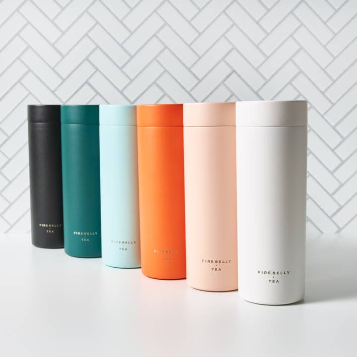Firebelly Tea - Wholesale Insulated Mug/Tumbler - Stop-Infusion Travel Mug | Travel Press For Loose Tea
