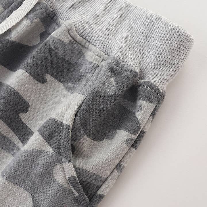 MyKids-USA® – Calças - Criança por atacado – Calça Casual Camuflage Menino Camuflage Sola