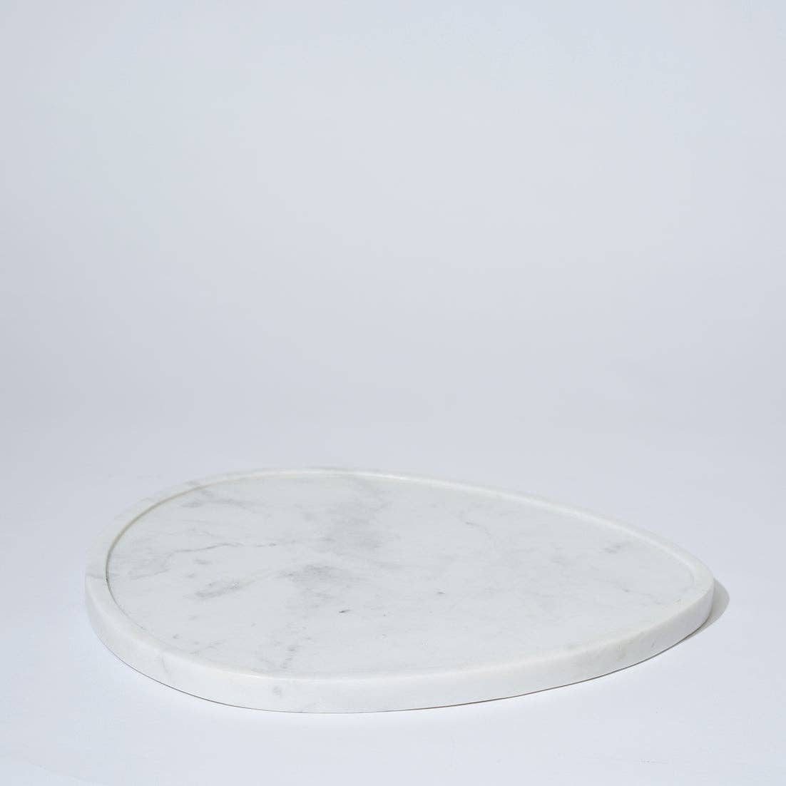 Marmoset Found - Wholesale Decorative tray - Marble Tray Oblong White Marle0