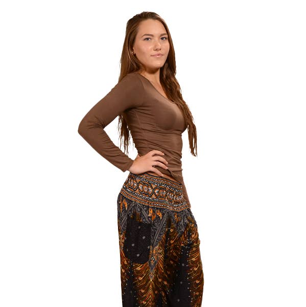 Plumage Parade Harem Pants for wholesale by Gypsy Rose