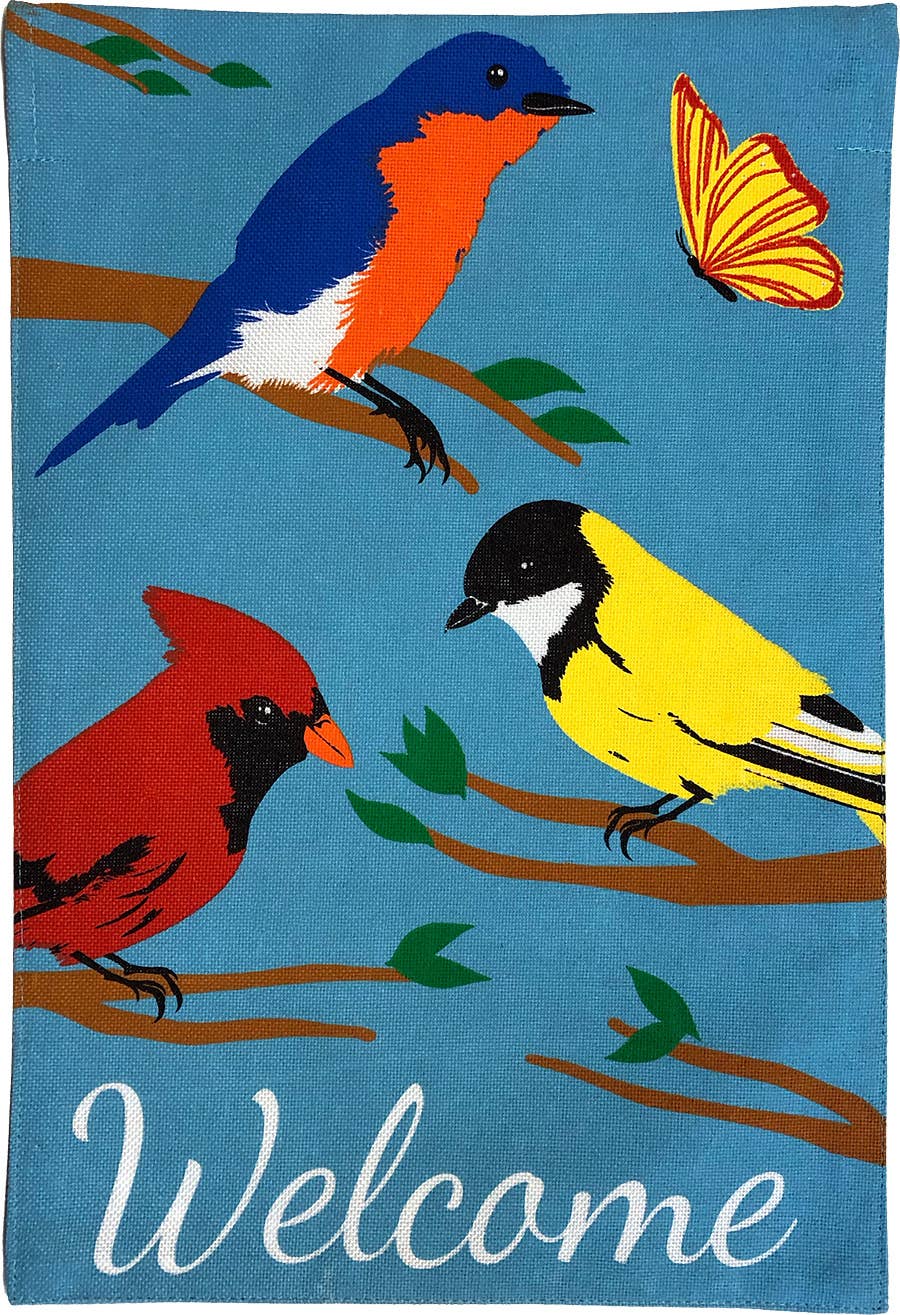 Briarwood Lane - Vente Drapeaux - Drapeau de jardin en jute Wildbirds0