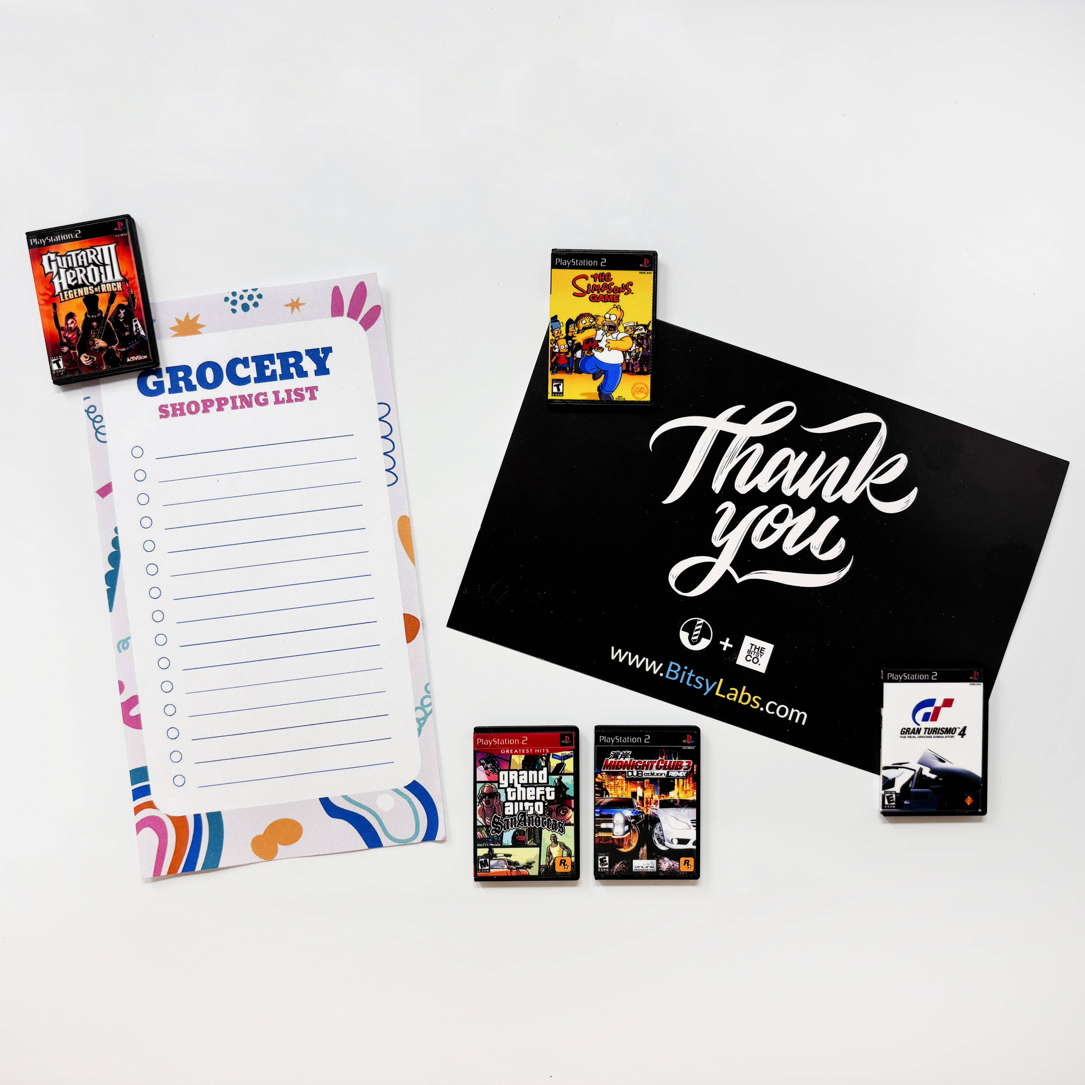 BitsyLabs - Vente Aimants - Aimants de jeu PS2 (petits)3