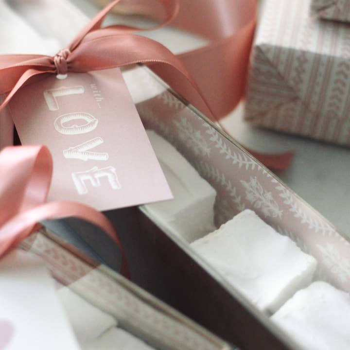JSH Home Essentials - Wholesale Flat Wrap - Scalloped Dahlia Wrapping Paper in Rose