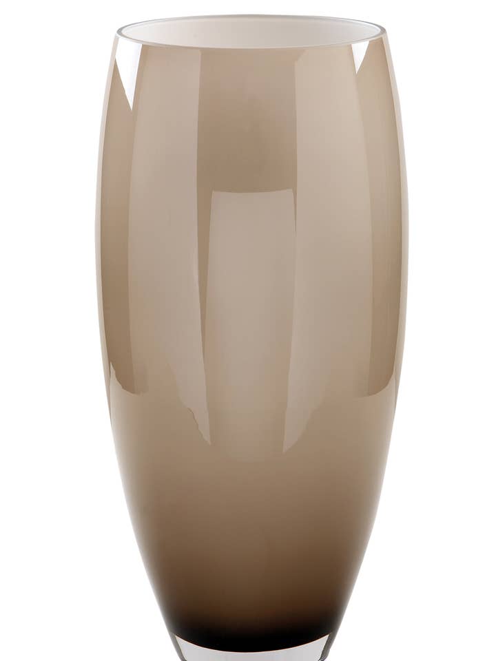 AFRICA/Glasvase,greige,opal/H.40cm für den Großhandel von FINK Living
