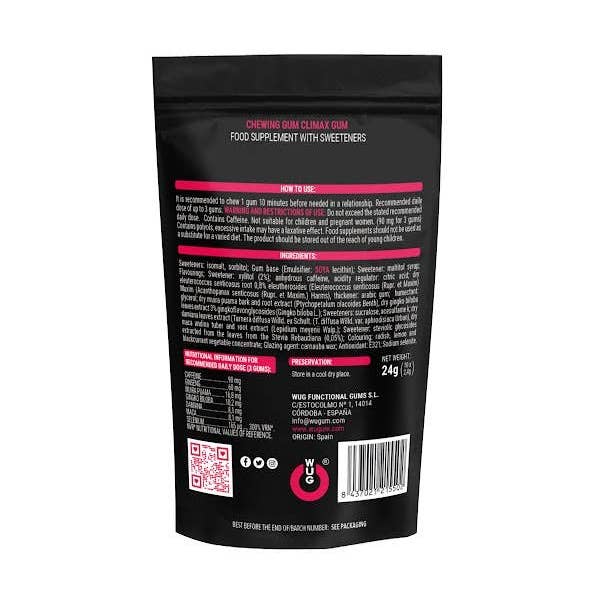 TRENDING CORPORATE - Venta al por mayor Chicles - Wugum Chicle Climax Eng - 8437021215502
