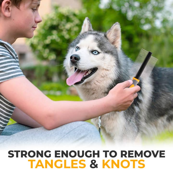 Precious Tails - Wholesale Pet Grooming Aid - Dog - Precious Tails Double Sided Pin Comb14