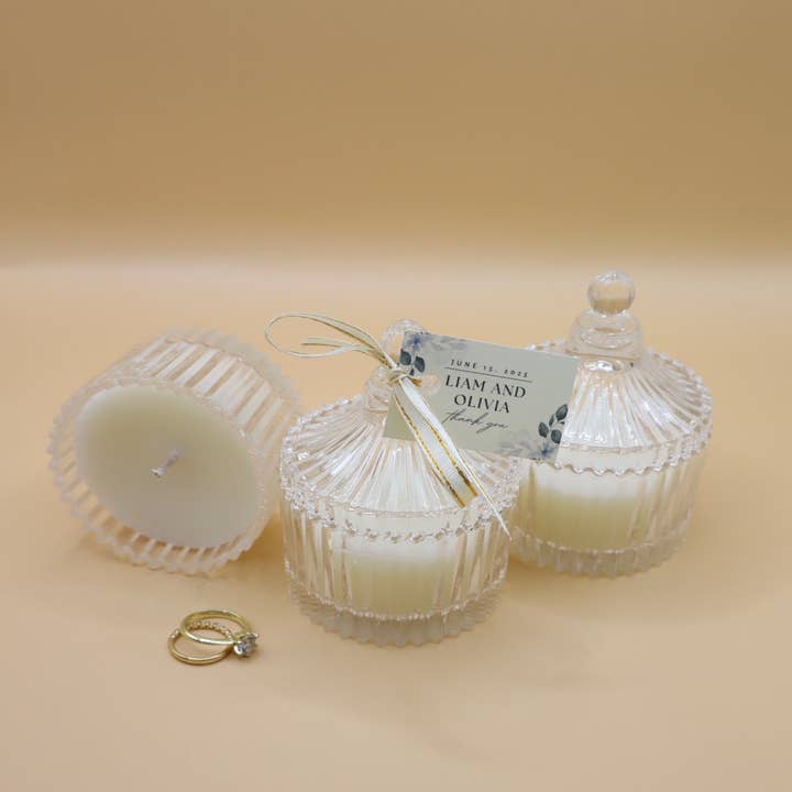 alCo Candles - Vendita all'ingrosso Regalini per gli invitati - Bomboniere Personalizzate per Matrimonio - Mini Candele | Bomboniere per Festa di Fidanzamento