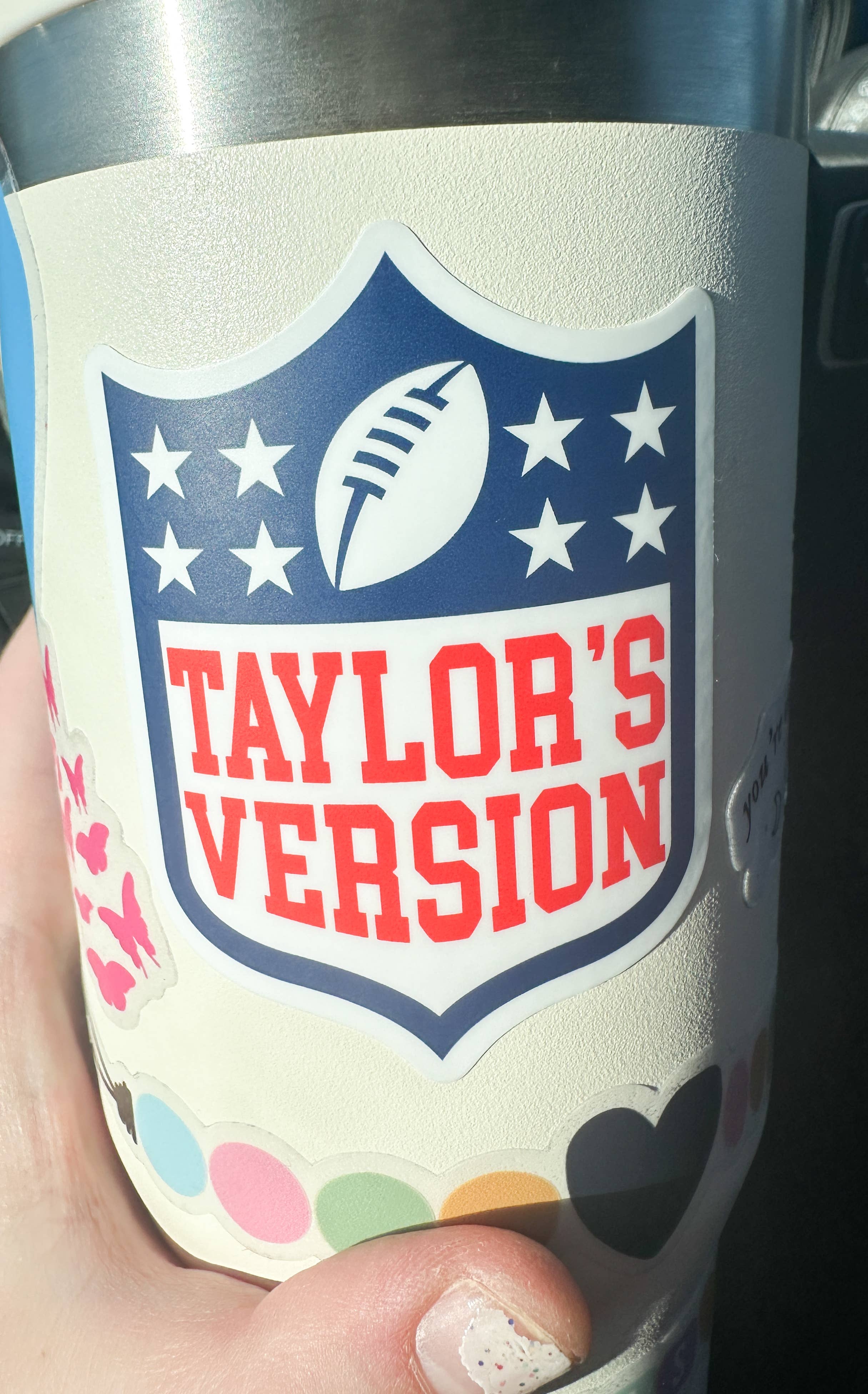 Vandy Visuals Shop - Wholesale Sticker - Football NFL Taylor’s Verizon Weatherproof Sticker2