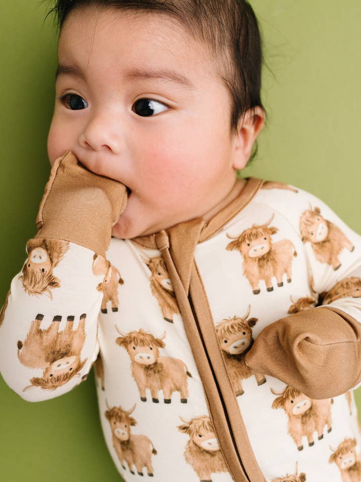 Little One Shop - Wholesale Sleepsuit - Baby - Mini Highland Bamboo Sleeper7