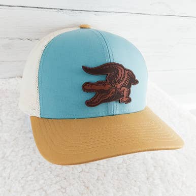 Trendy Transfers - Venta al por mayor Parches - Parche de piel para sombrero con la mascota de un caimán2