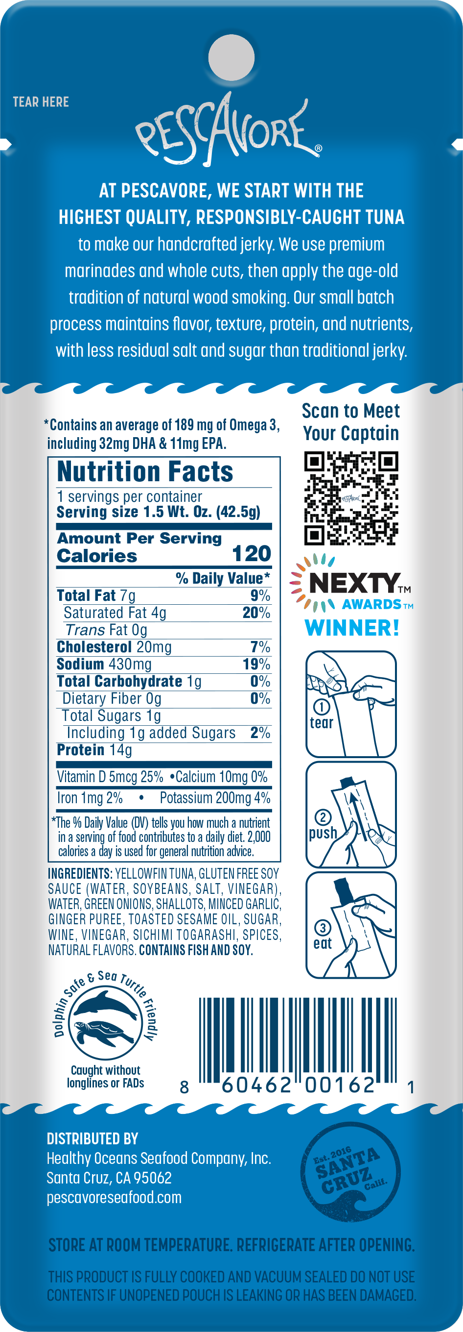 Pescavore - Wholesale Jerky - Smokey Poke, 10 Pack2