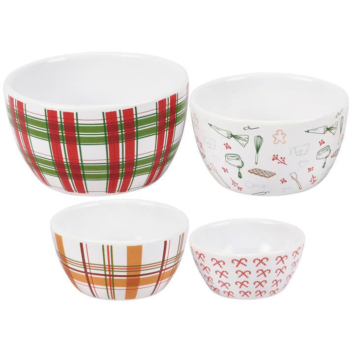 Primitives by Kathy - Wholesale Kitchen Tool/Gadget - Christmas Baking Measuring Cup Set1
