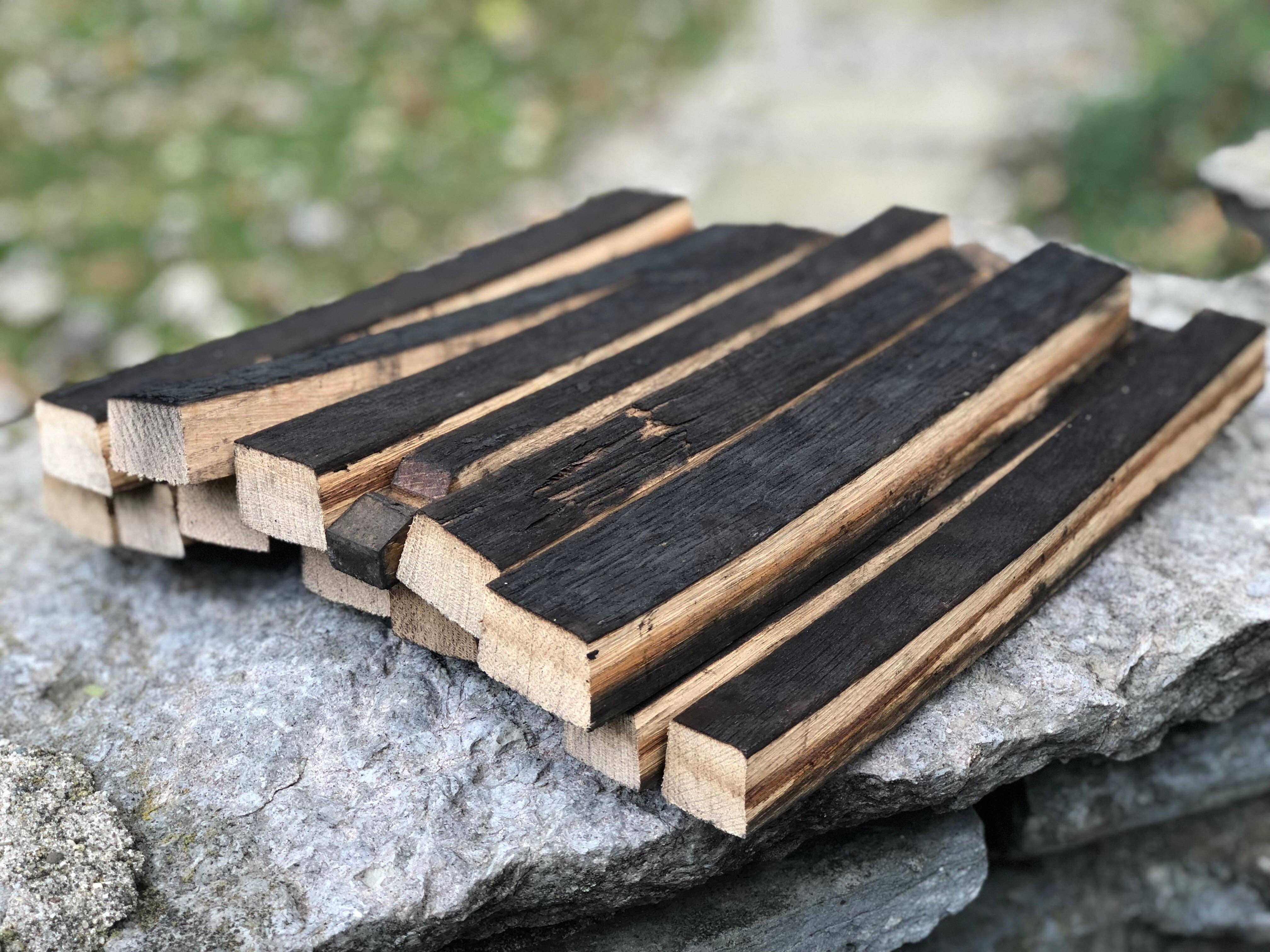 Pappy & Company - Wholesale Outdoor Grill Tools - Bourbon Barrel Stave Smoking Chunks1