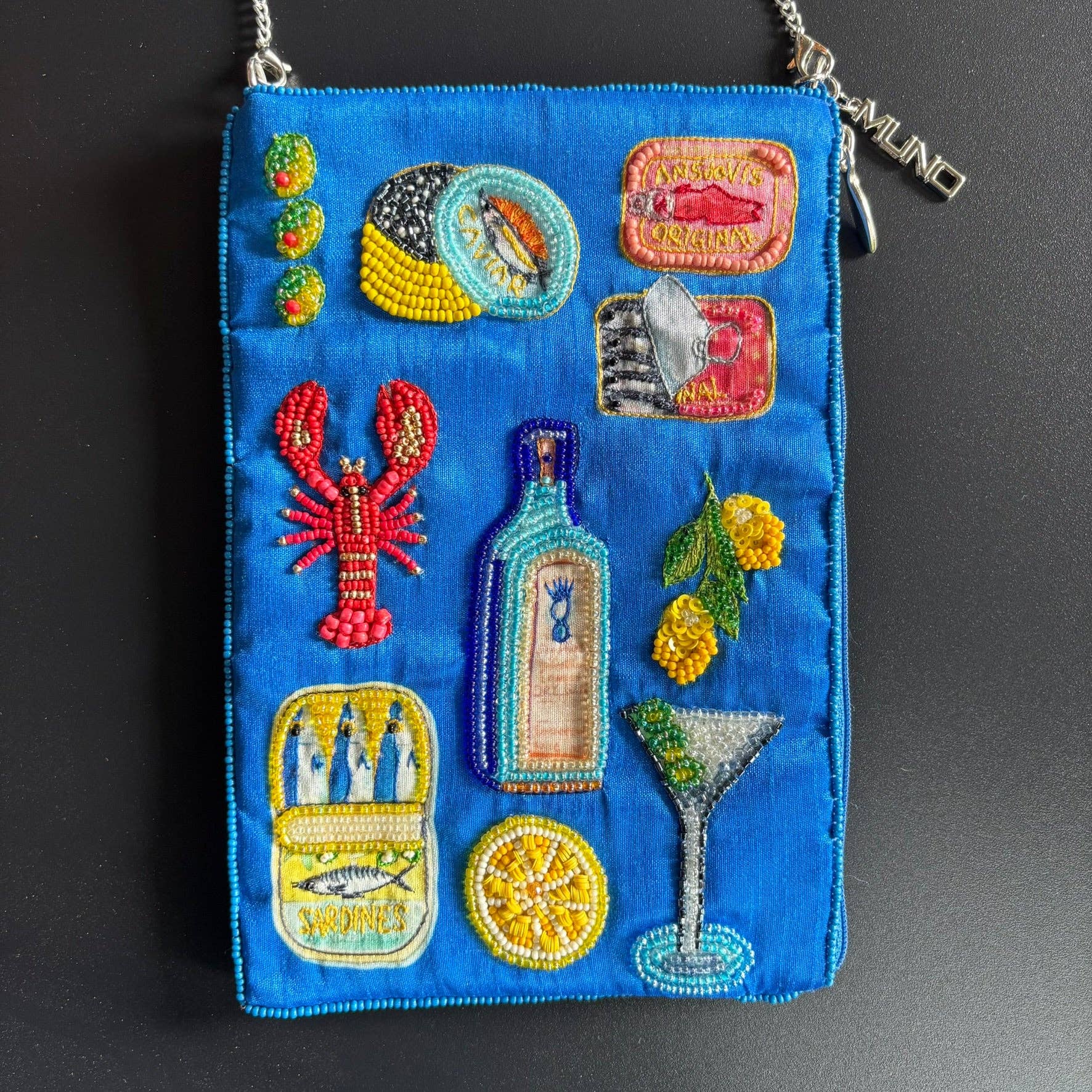 Muno - Wholesale Crossbody Bag - Women's - Dolce Vita Beaded Silk Mini Bag3