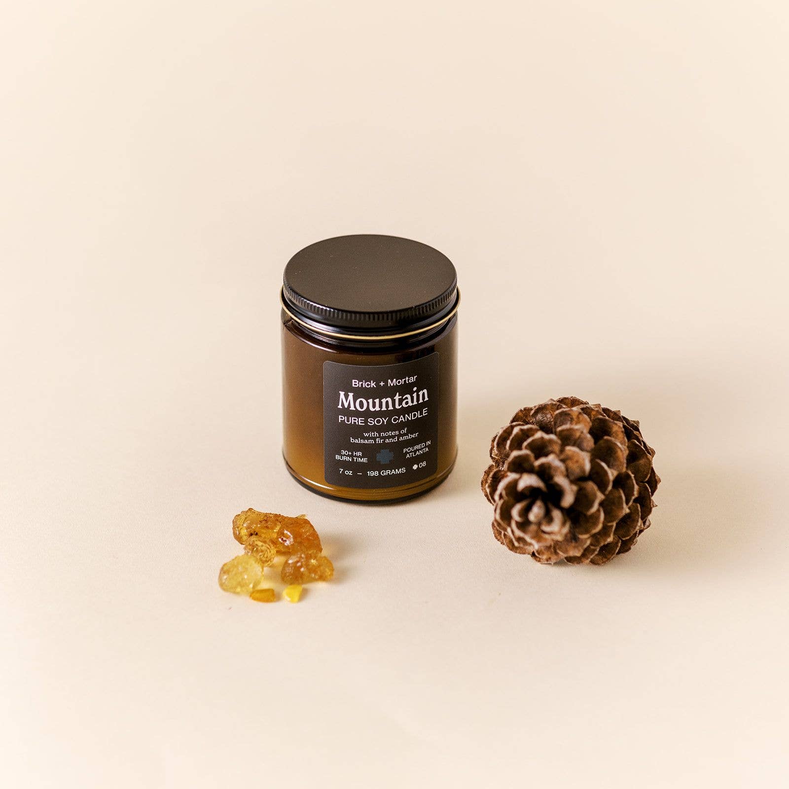 Brick+Mortar – wholesale Jar/filled candle – Mountain Scented Candle1