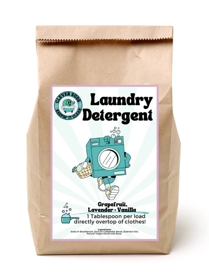Grapefruit,Lavender+Vanilla - Powder Laundry Detergent for wholesale by Clever Suds
