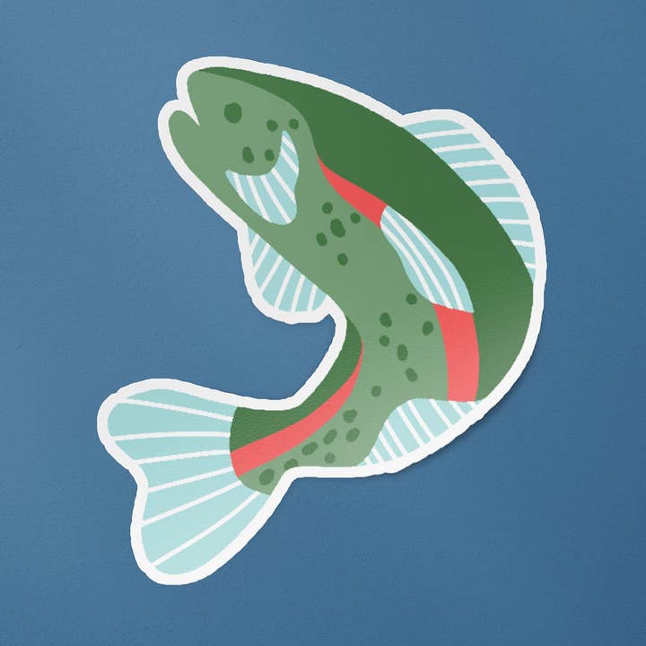 Fish Sticker for wholesale by Little Something Co.