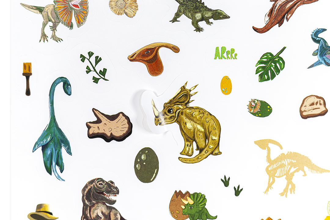 Edicare Editora, Lda. – wholesale Sticker – Child & baby – DINOSAURS - 160 STICKERS3