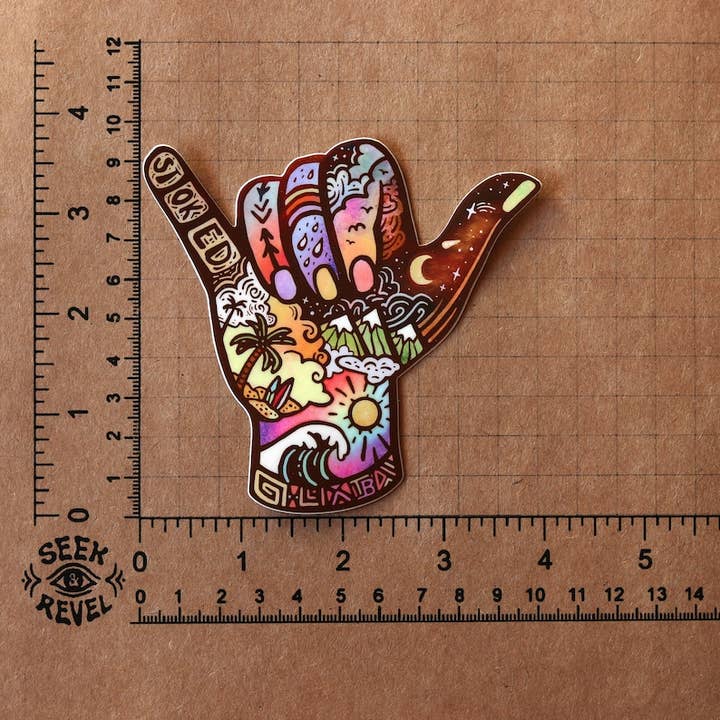 SeeknRevel - Wholesale Sticker - Stoked - Sticker
