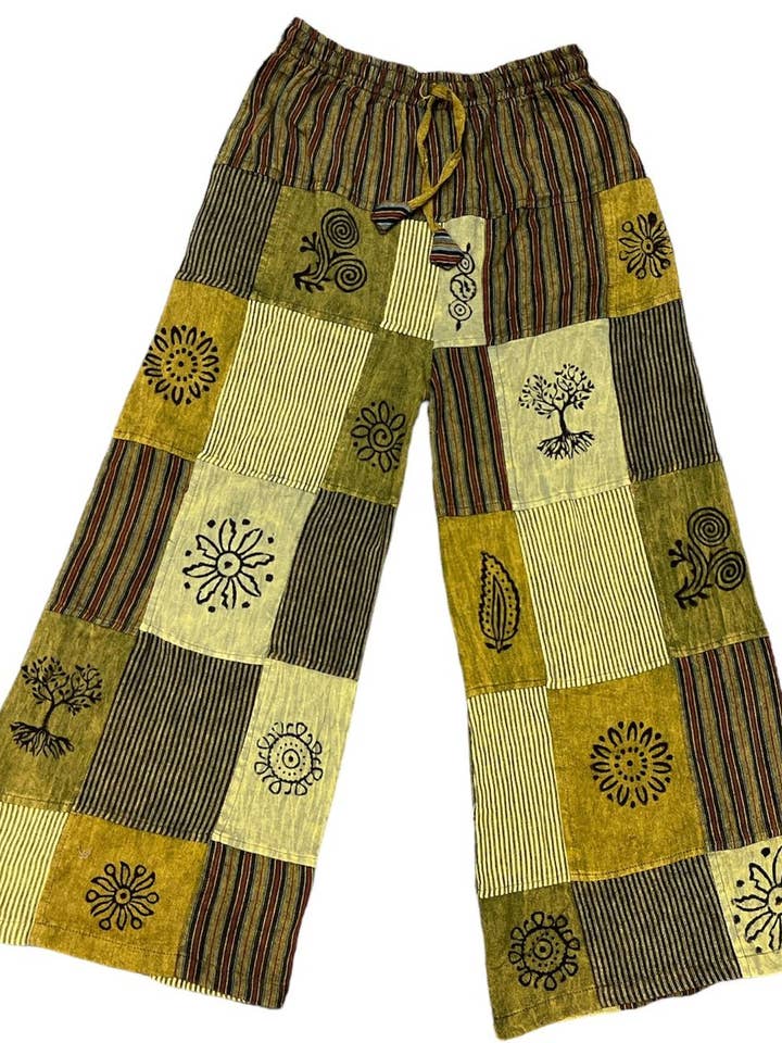 Forest Green Palazzo Pant D1024 for wholesale by Rising International Inc