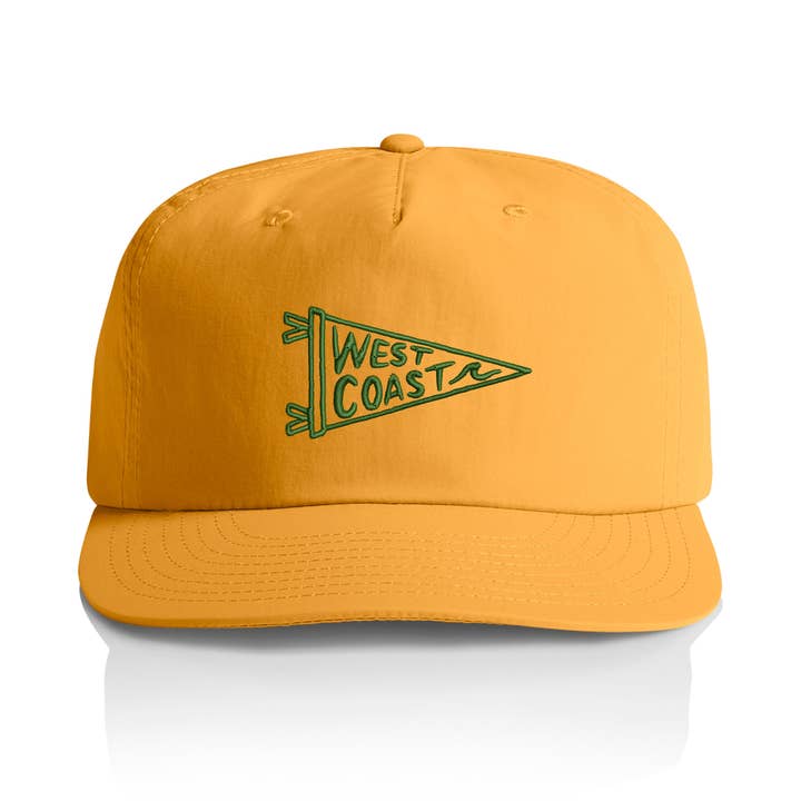 Cappello con Stemma della Costa Ovest-Senape per la vendita all'ingrosso da parte di Moore Collection