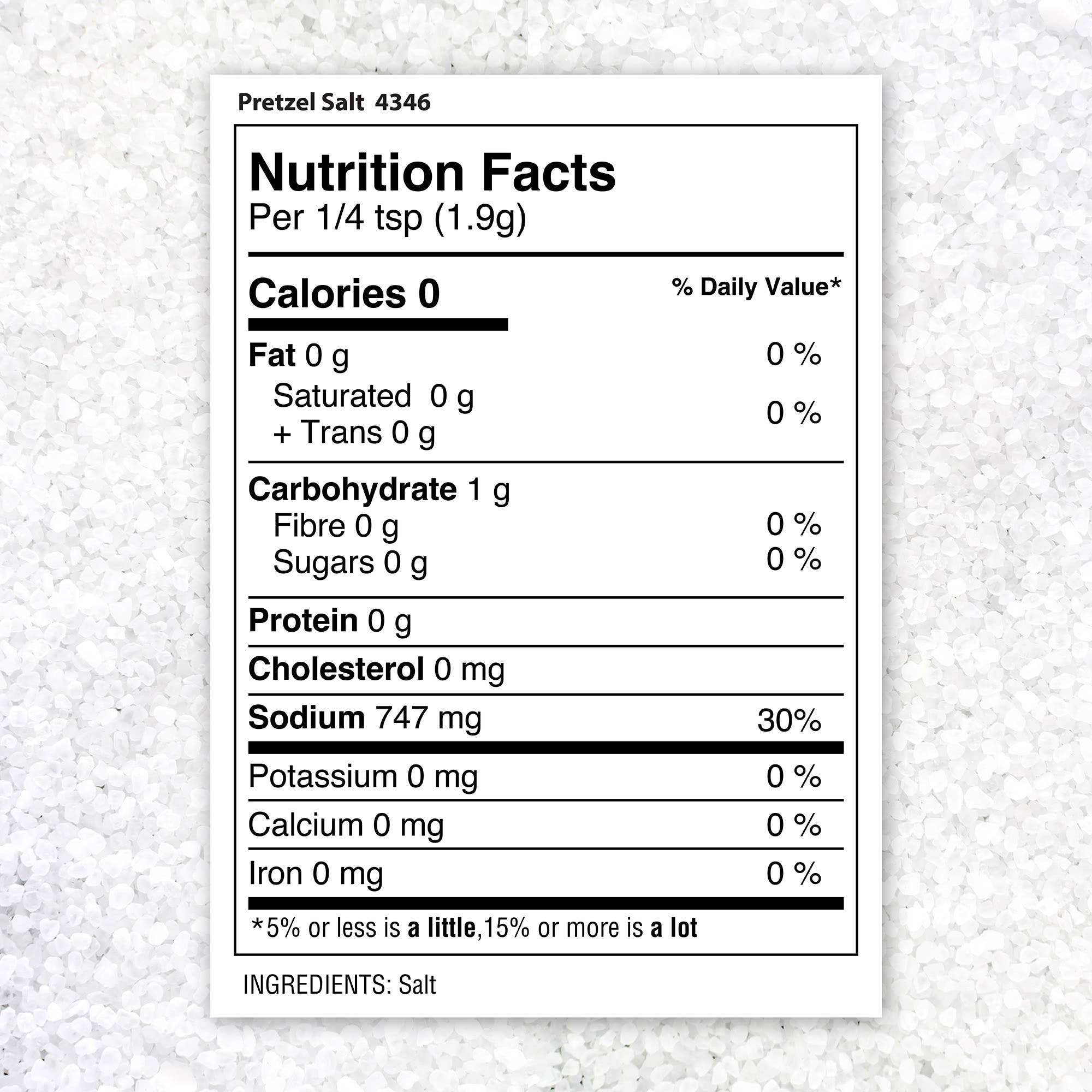 THE SPICE LAB - Wholesale Salt - Pretzel Salt - Case of 6 - 8.2 oz Shaker Jars $2.15 ea.3