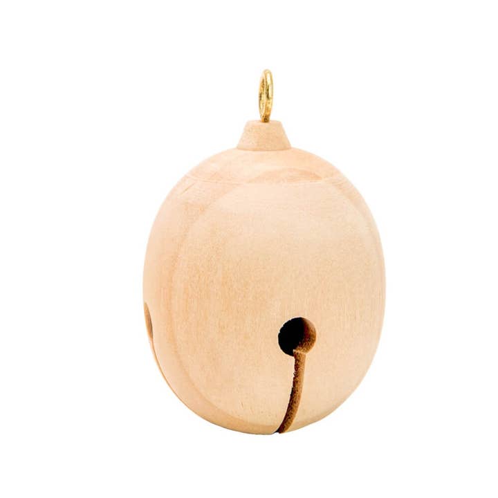 Woodpeckers Crafts - Wholesale Ornament - Wooden Jingle Bells5