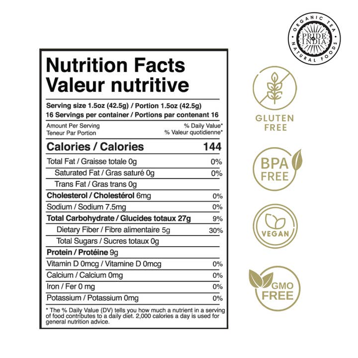 PRIDE INDIA BRANDS - Wholesale Bonen - Gespleten gele duivenerwten1