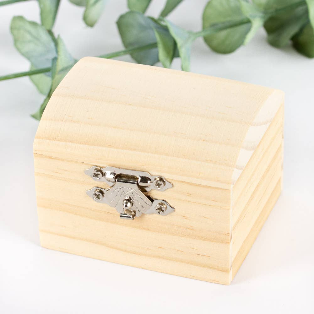 Factory Direct Craft - Wholesale Decorative Box - 2-1/2" x 2" x 1-3/4"  Unfinished Wood Chest Box1