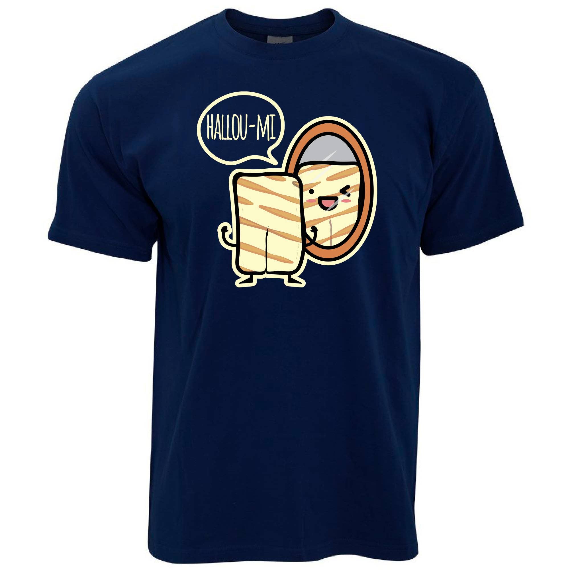 PIGMENTIFY - Wholesale T-Shirt (Graphic) - Unisex - Halloumi Mirror T-Shirt2