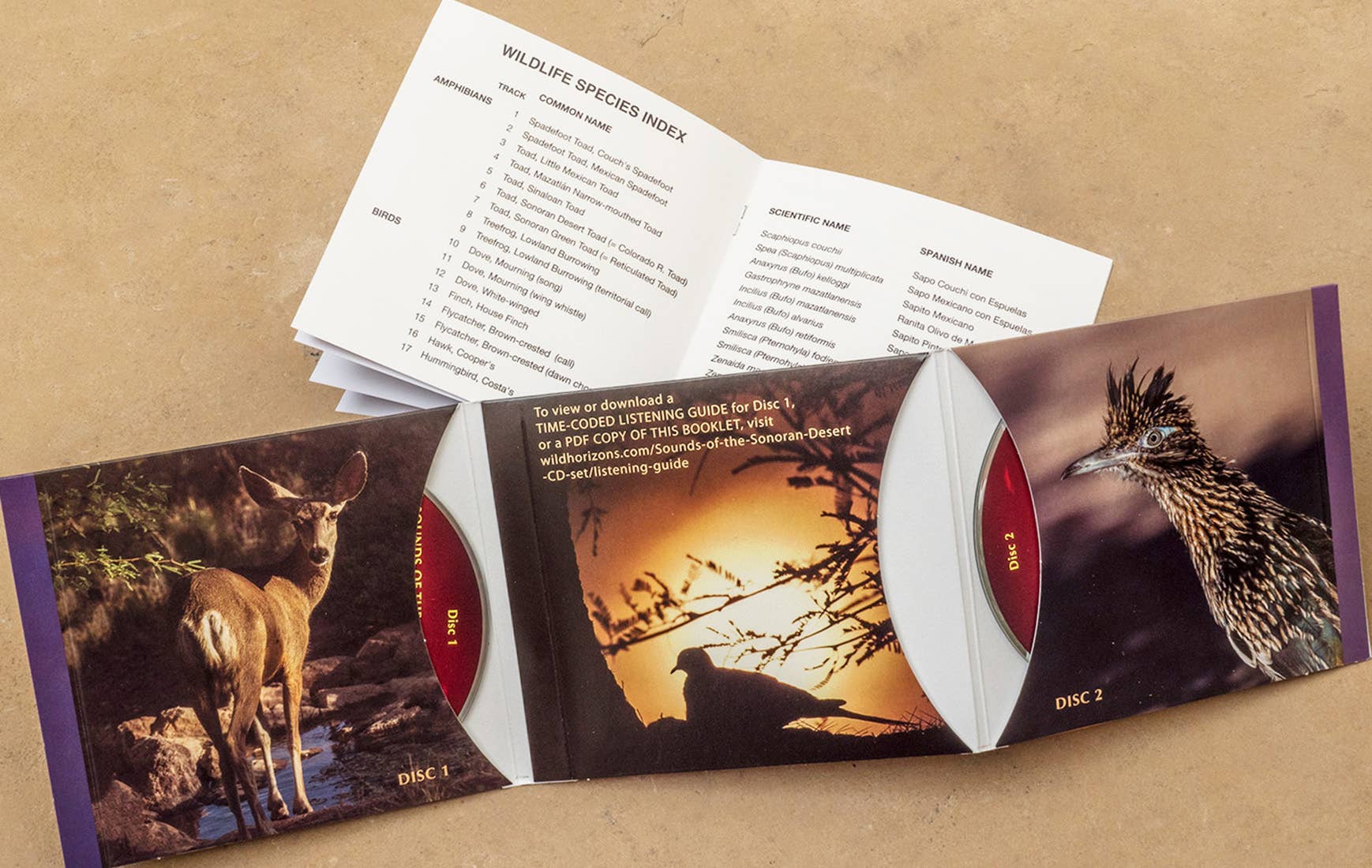 Wild Horizons Productions - Wholesale DVD - 2-CD Set: SOUNDS OF THE SONORAN DESERT /Relaxation; Learning1