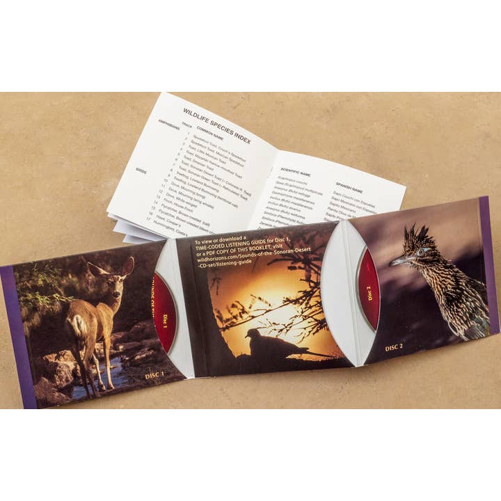 Wild Horizons Productions - Wholesale DVD - 2-CD Set: SOUNDS OF THE SONORAN DESERT /Relaxation; Learning1