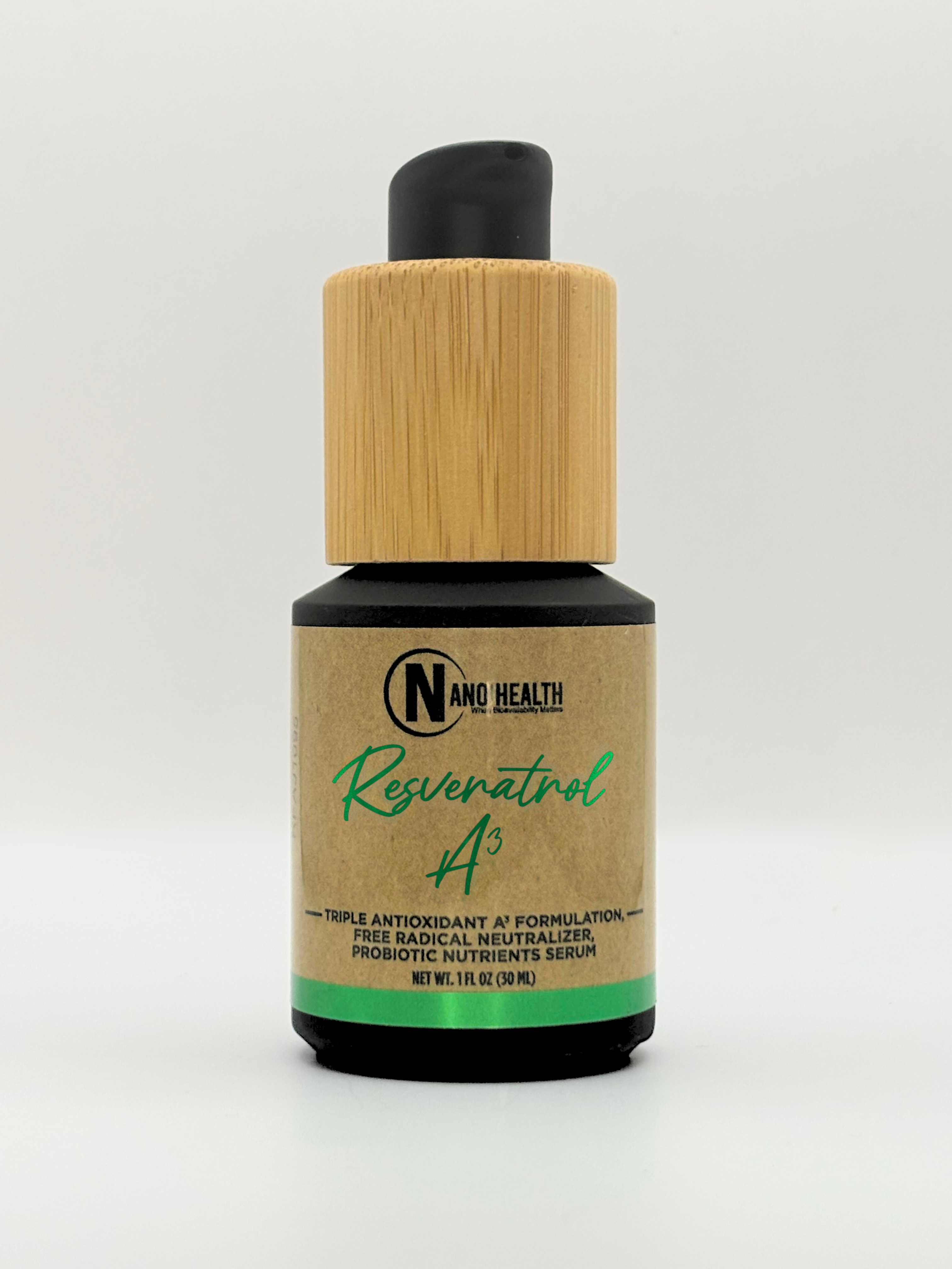 Nanoceutical Solutions – wholesale Facial serum/concentrate – Nano Resveratrol A3 Serum2