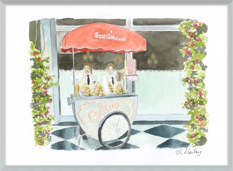 Gavalina - Vente Affiche d'art - Sant Ambroeus Palm Beach8