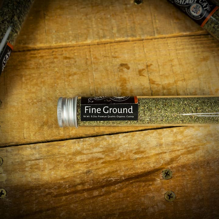 SHADY CAT SOCIAL CLUB - Wholesale Catnip - Organic Fine Ground Blend Tube1