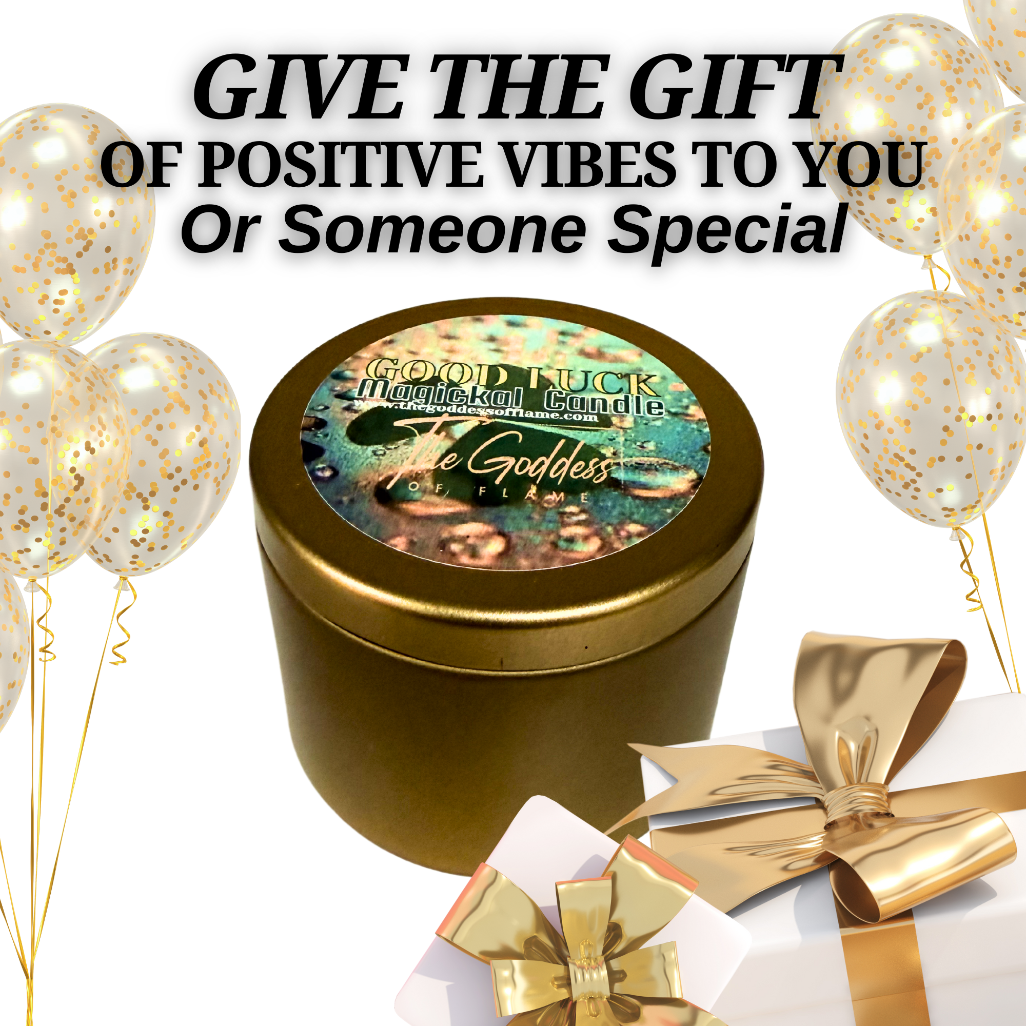 Gold Good Luck Magic Spell Candle for wholesale on Faire4