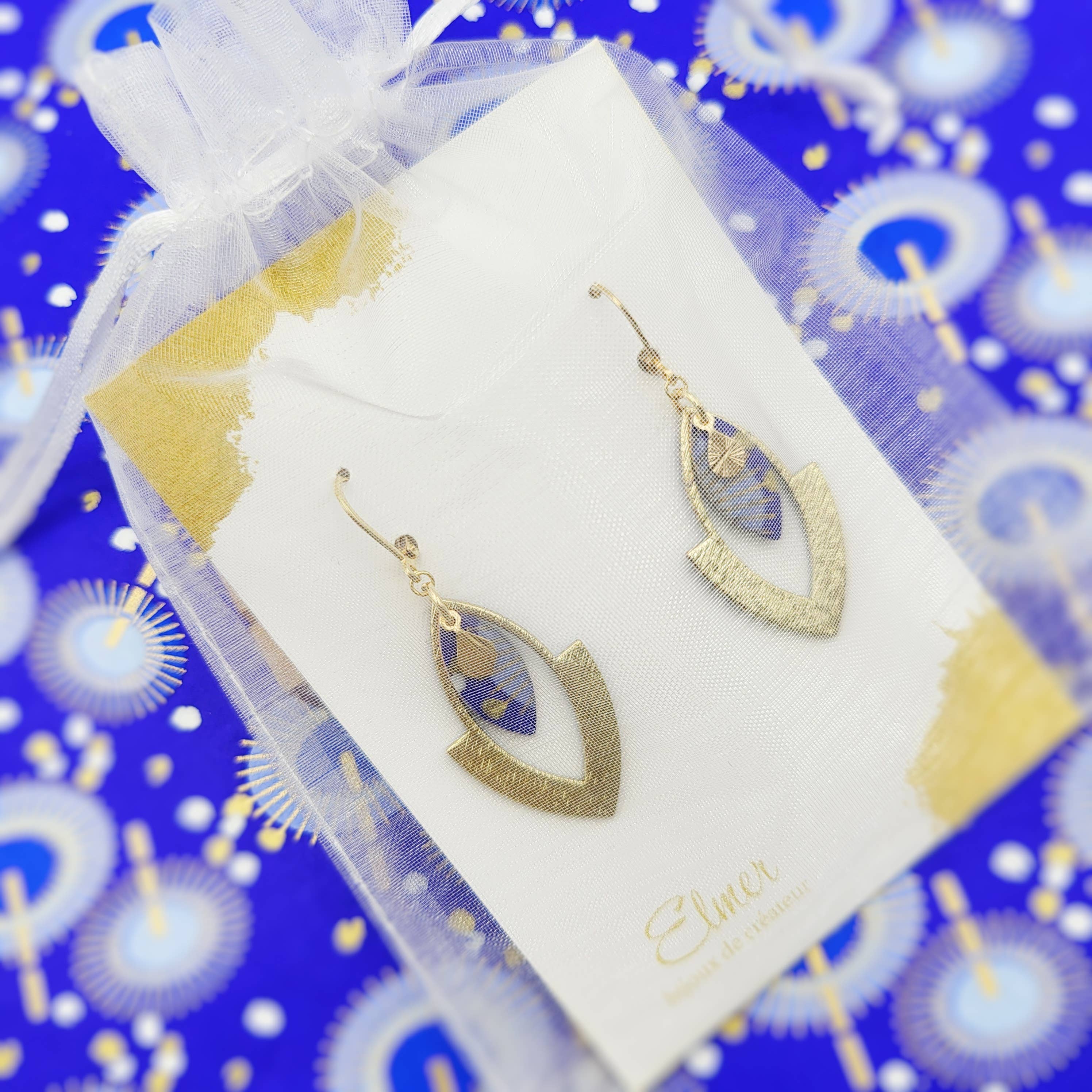 Elmer - Vendita all'ingrosso Orecchini con nappe - Orecchini KIKO / 4 colori / taglia media1